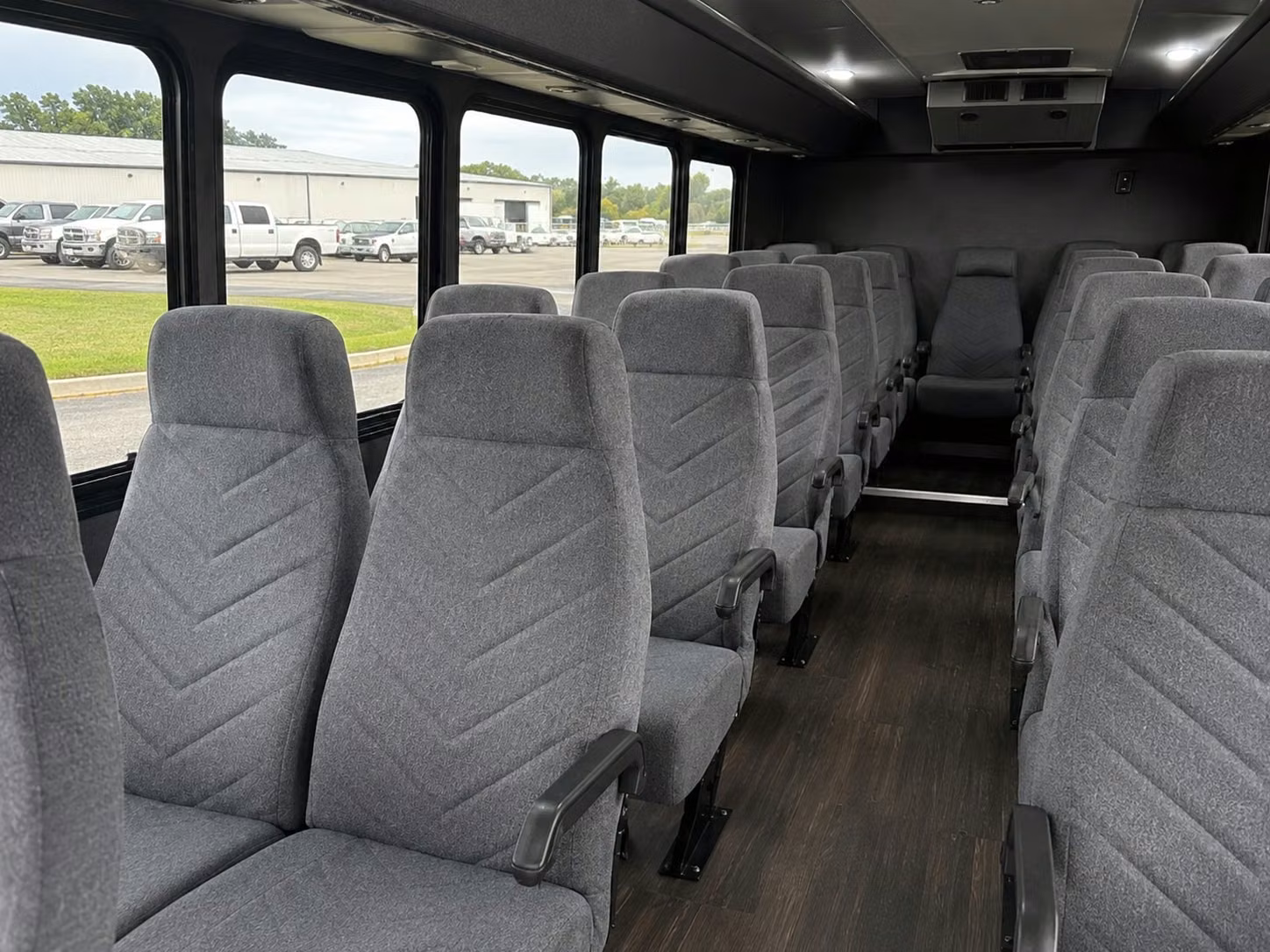 15 passenger minibus interior