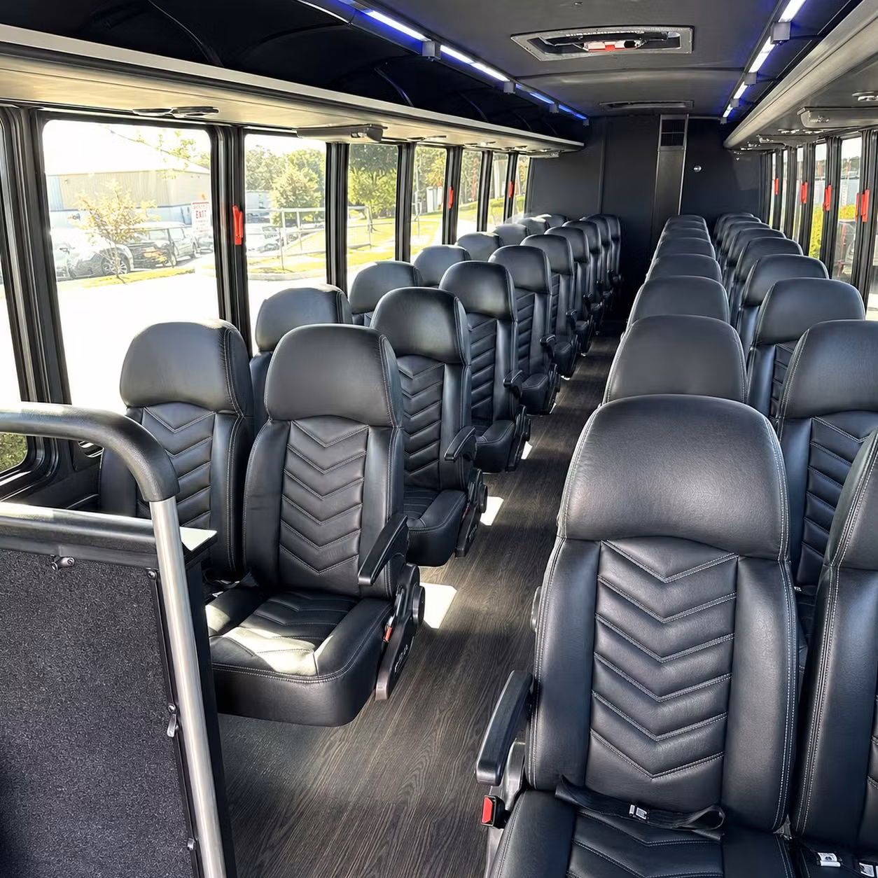 25 passenger minibus interior