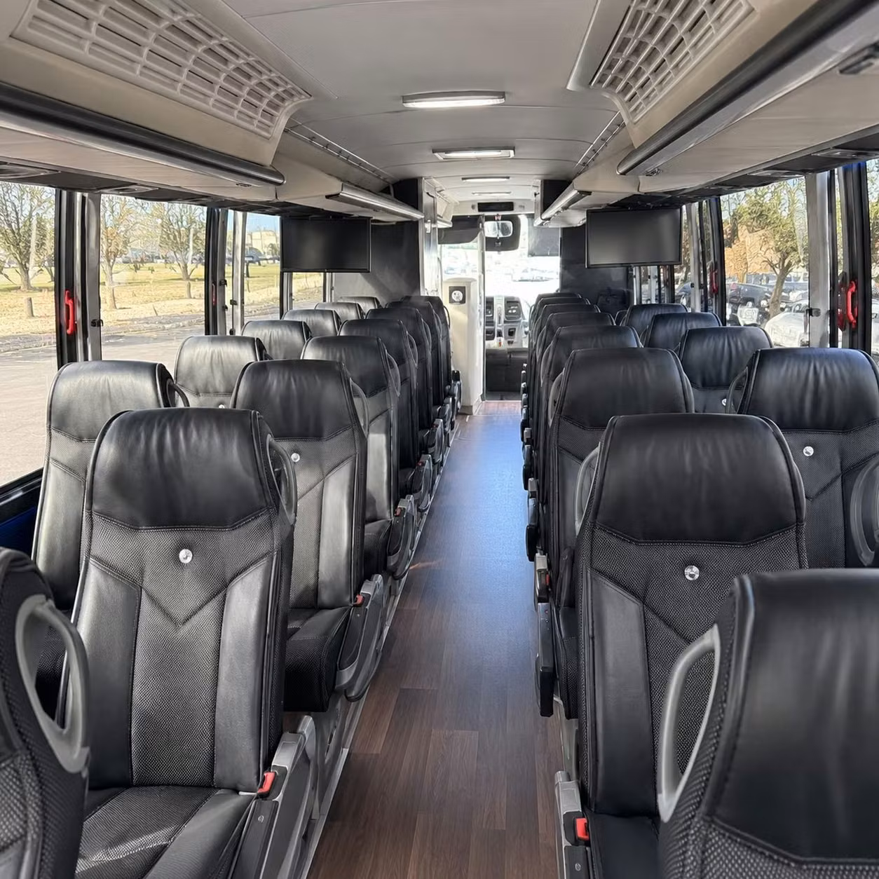 henderson charter bus interior